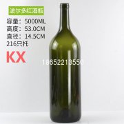 5000ml波爾多紅酒瓶